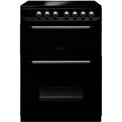 Rangemaster Classic 10733 - 60cm Electric Ceramic Cooker in Black and Chrome